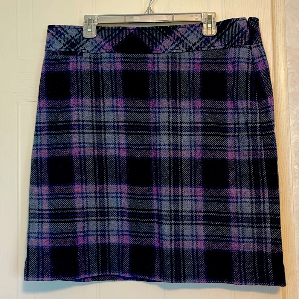 LL Bean wool mini size 16 purple and grey.  Excellent condition.